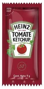 KETCHUP TOMATE HEINZ 100 PZAS 9G C/U