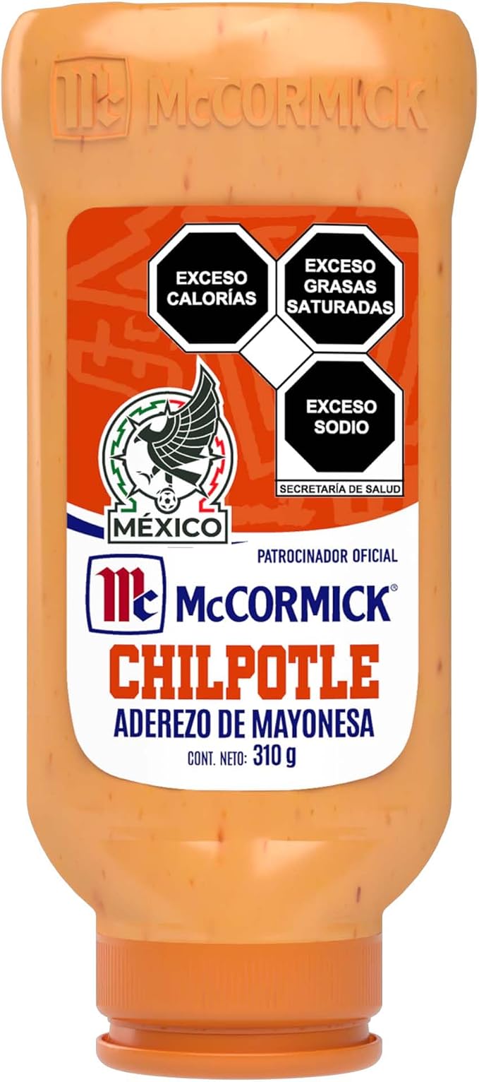 MCCORMICK ADEREZO DE MAYONESA CON CHIPOTLE SQUEEZE 310 G